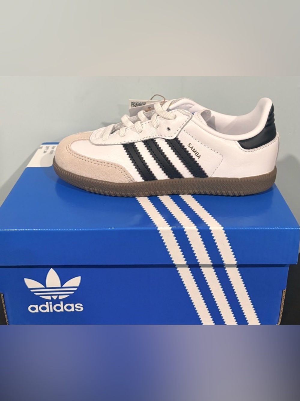 Adidas Samba  OG Kids | White / Core Black / Gum | size 10K